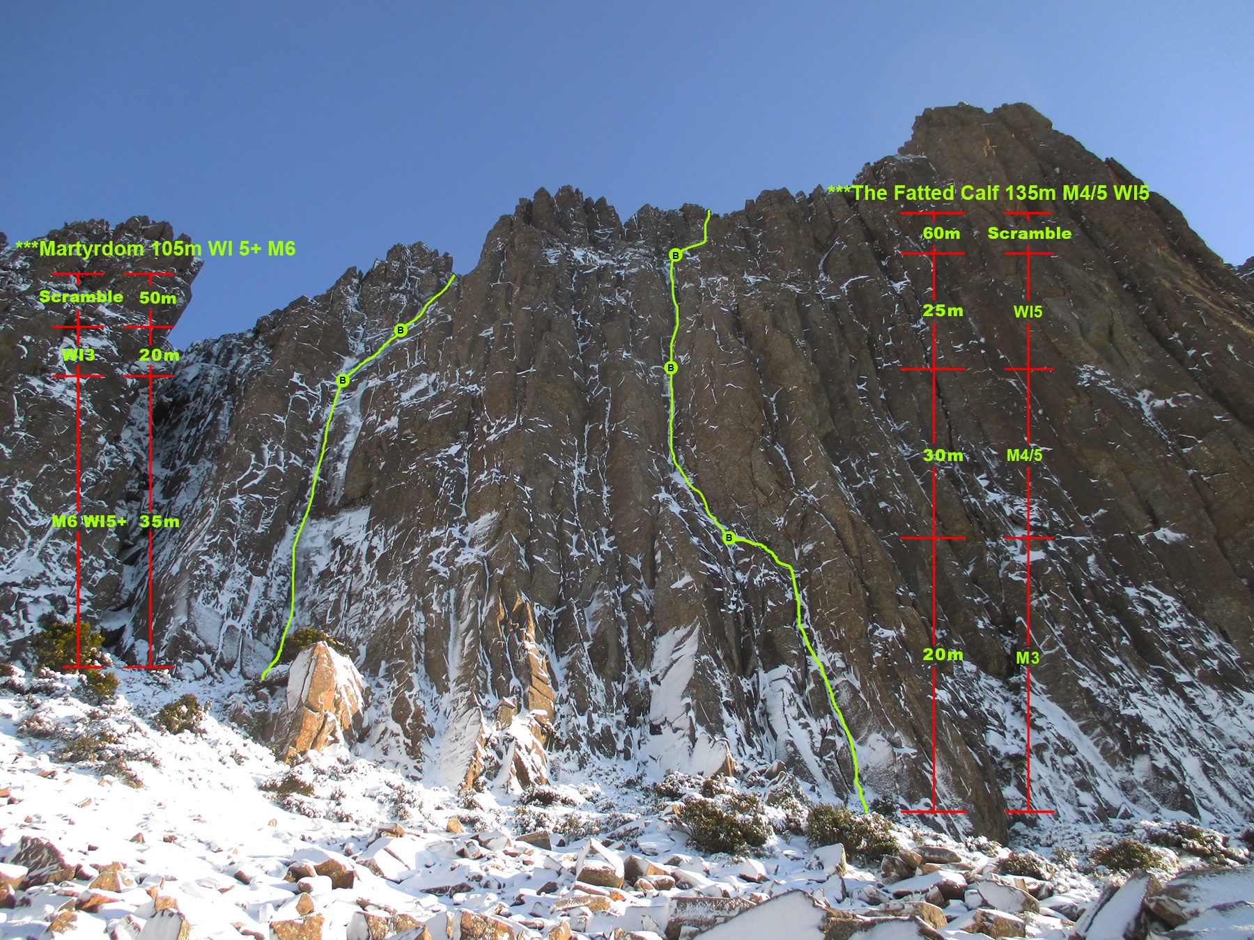 Ben Lomond Tasmania Map Ben Lomond Ice - Thesarvo - Thesarvo